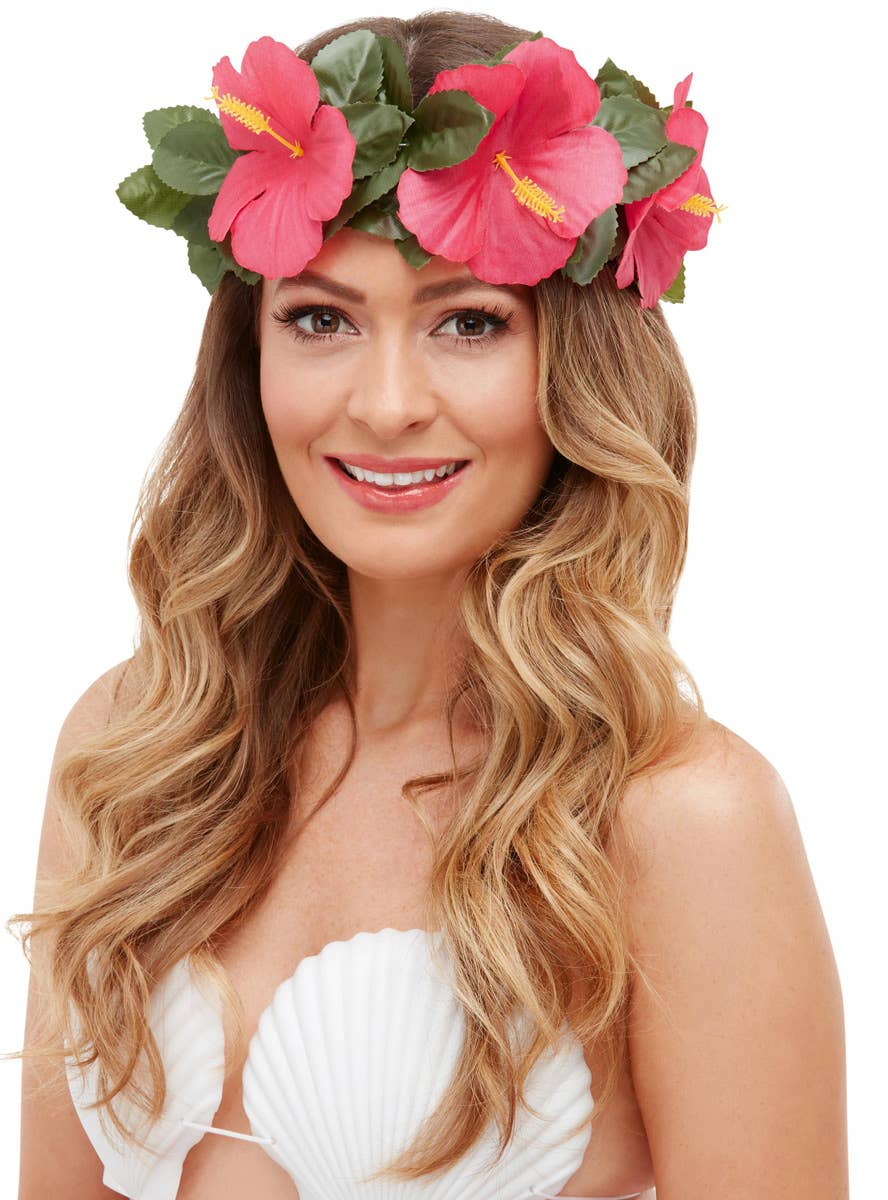 Pink Flower Luau Tiki Kit Alternate Image