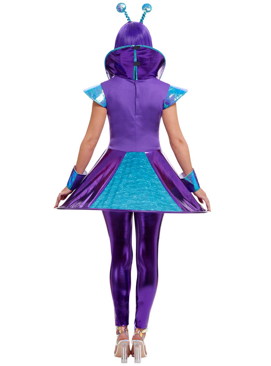 Womens Purple and Blue Alien Costume | Alien Lady Costume for Women