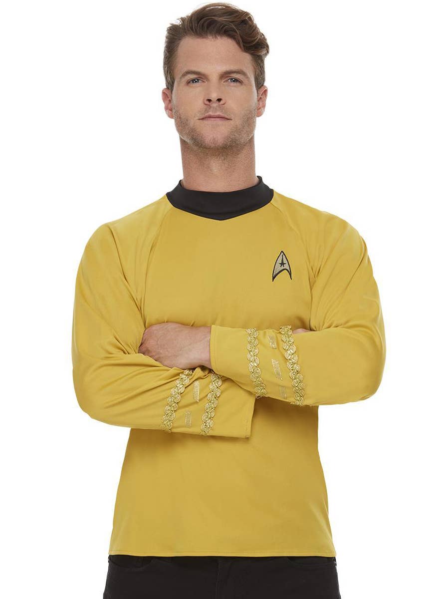Gold Star Trek Command Uniform Costume - Main Image