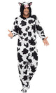 Spotty Cow Adults Farm Animal Costume Onesie - Main Image
