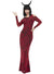 Womens Red and Black Devil Costume - Main Image