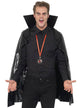 PVC Mens Black Vampire Costume Cape Mian Image