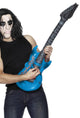Blue Inflatable Electric Guitar 80's Costume Accessory Main Image