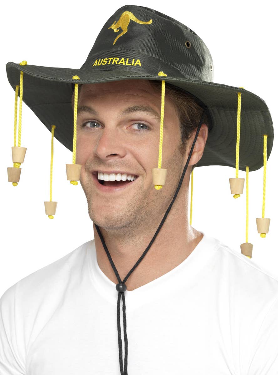 Adults Outback Aussie Cork Hat Australia Day Costume Cork Hat