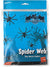 Large Spider Web with Spider Halloween Decoration - Main Image