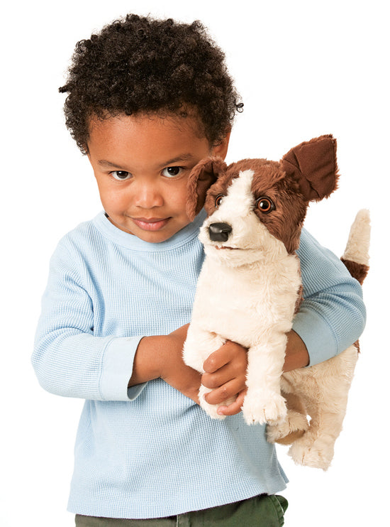 Smooth Coat Jack Russell Dog Puppet - Alternate Image 3