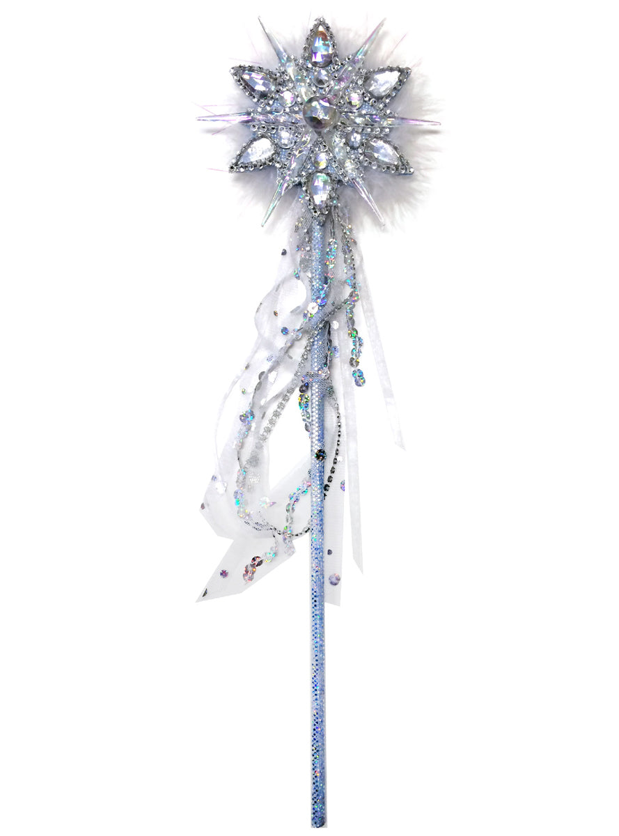 Girls Snow Flake Queen Wand
