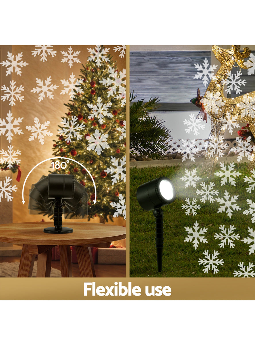 Snowflake Outdoor Projector Christmas Decoration - Info Image 2