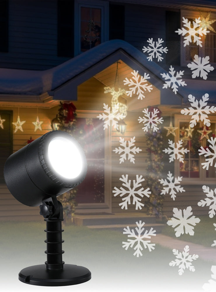 Snowflake Outdoor Projector Christmas Decoration - Main Image
