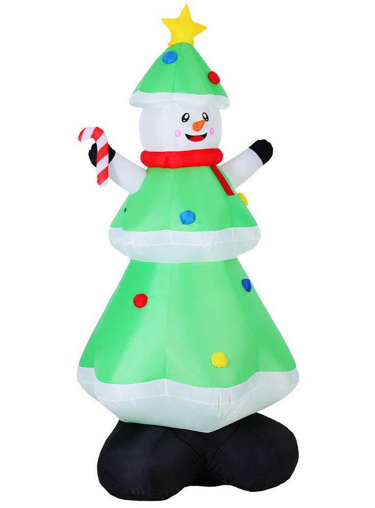 Snowman Tree 275cm Inflatable Christmas Decoration - Main Image