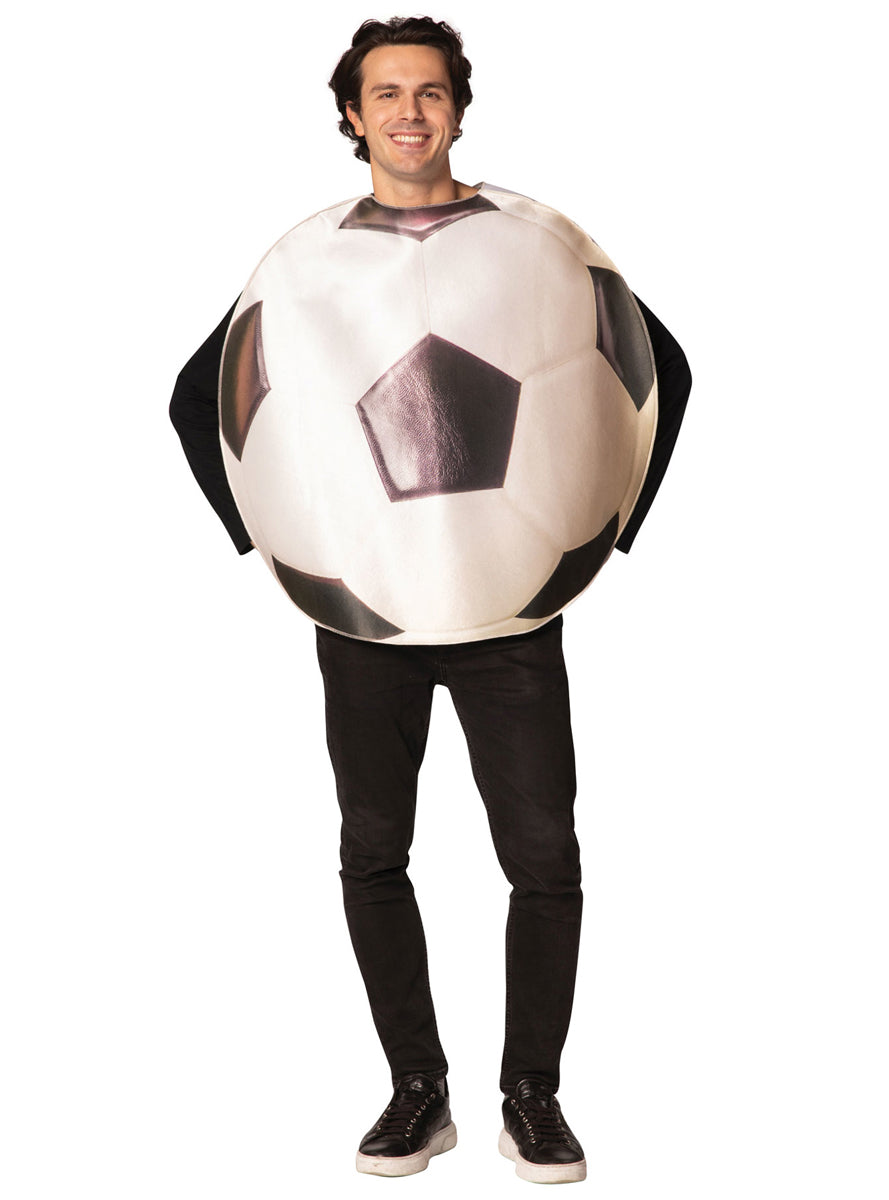 Soccer Ball Adults Novelty Sports Costume - Main Image