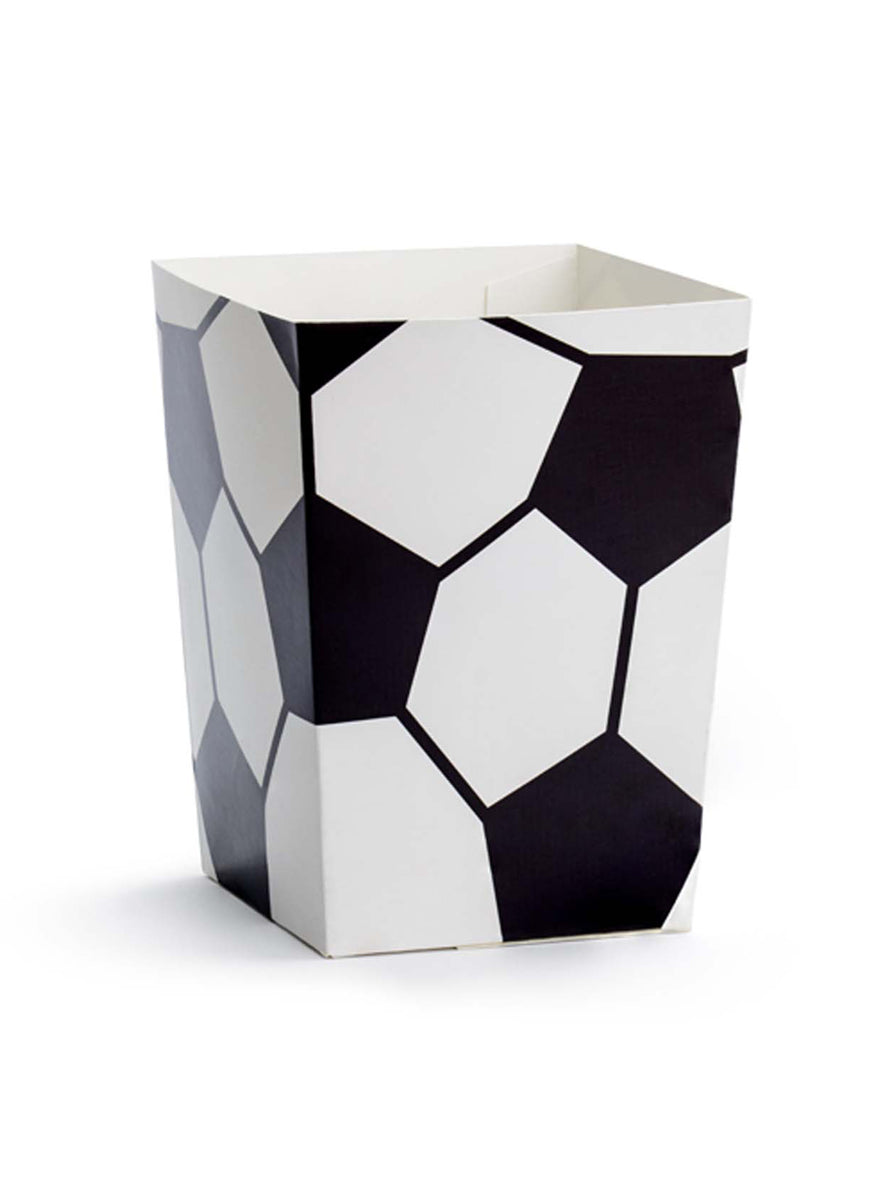 Soccer Party 6 Pack 12cm Popcorn Boxes - Main Image