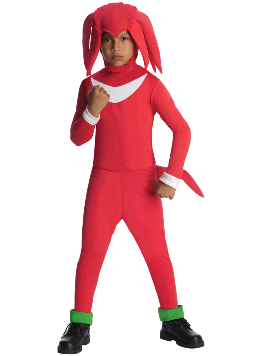 Knuckles Sonic the Hedgehog Boy's Gaming Costume - Main Image