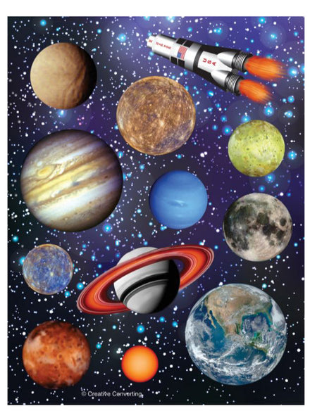 Space Blast 4 Pack Assorted Stickers – Main Image
