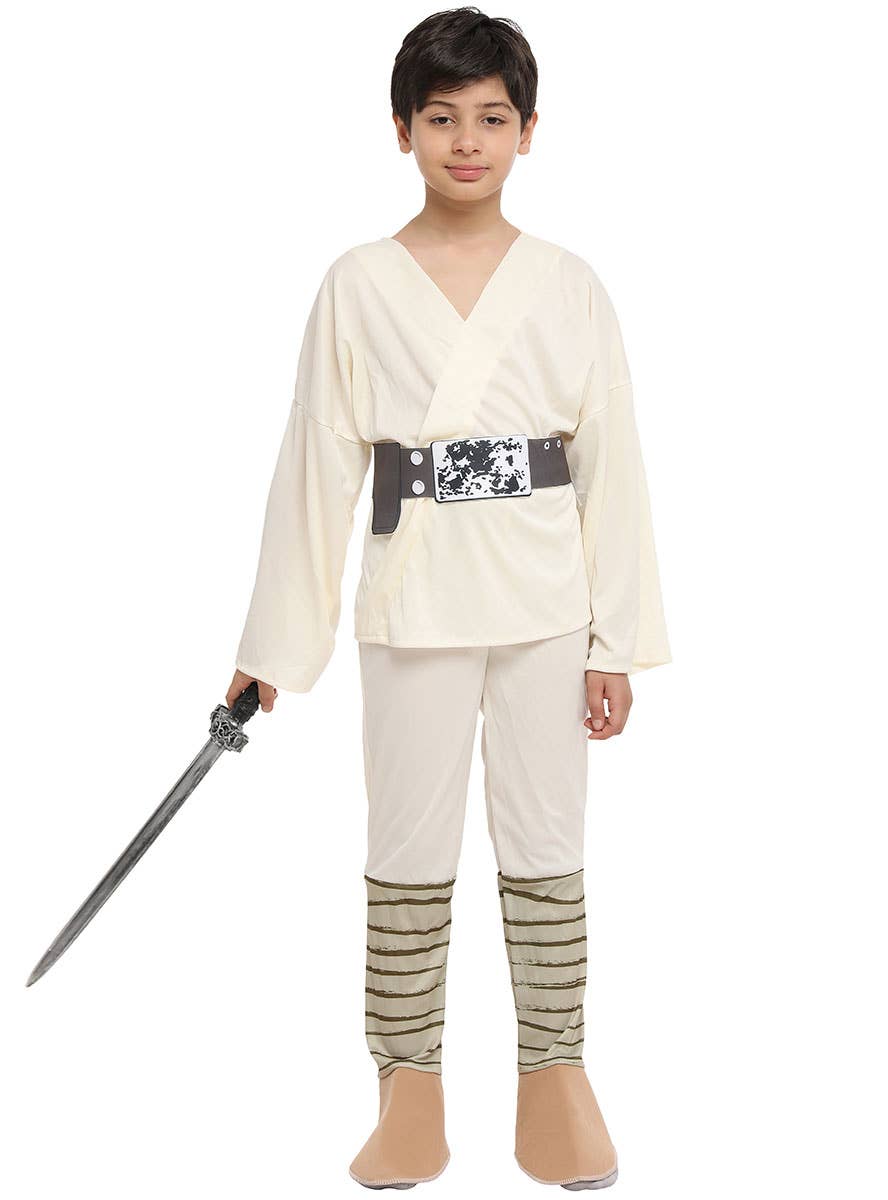 Image of Skywalker Space Warrior Kid's Fancy Dress Costume - Front View