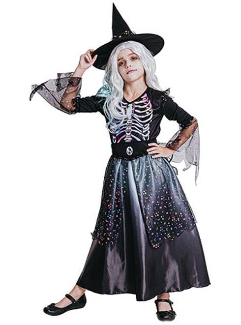 Image of Spooky Starlight Witch Girl's Halloween Costume