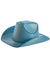 Image of Sparkly Blue Cowgirl Festival Hat with Flashing Lights - Main Image