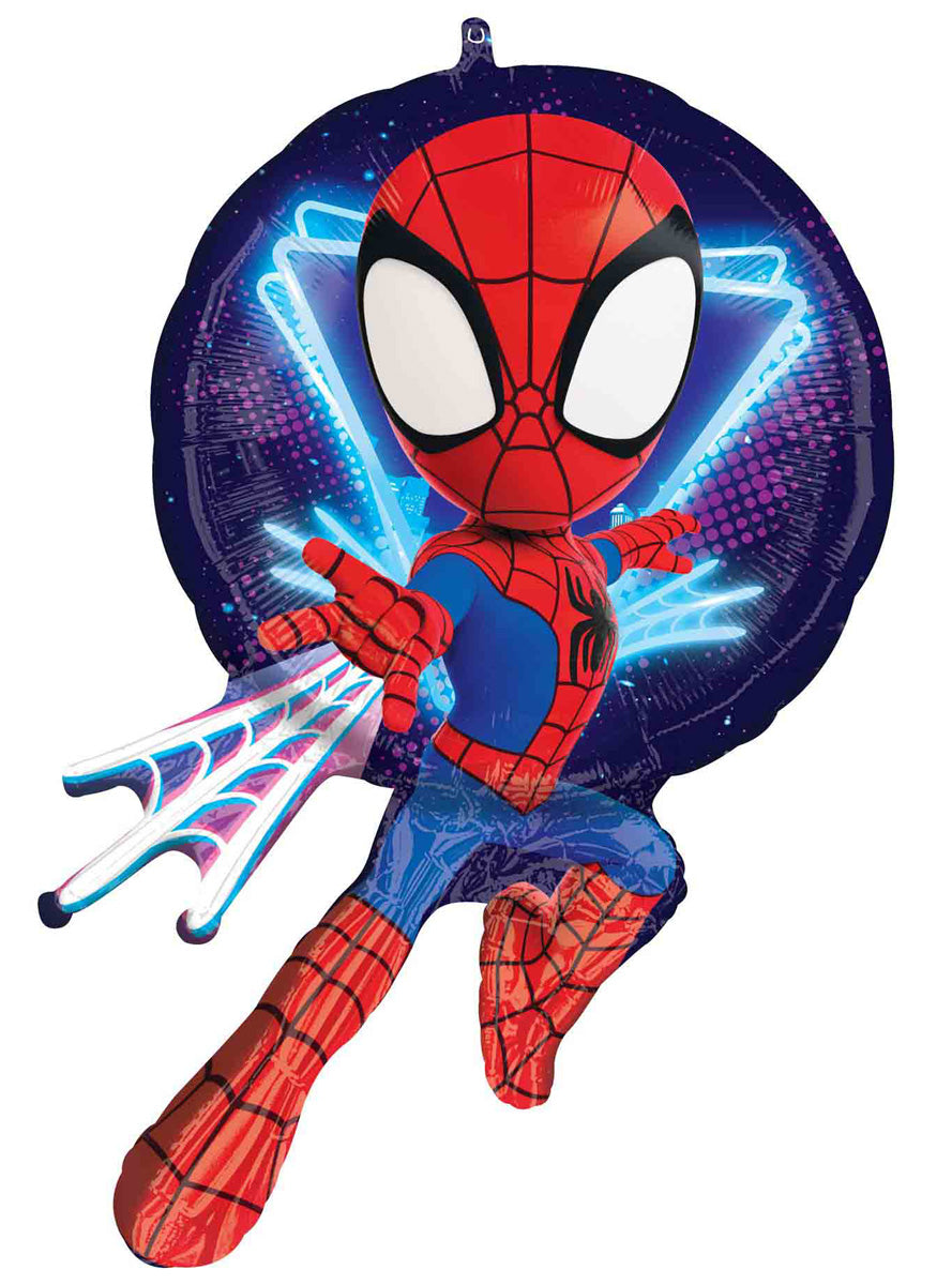 Spidey And His Amazing Friends 71cm Roly Polies Foil Balloon - Main Image