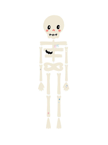 Spooky Friends 110cm Hanging Skeleton Halloween Decoration - Main Image