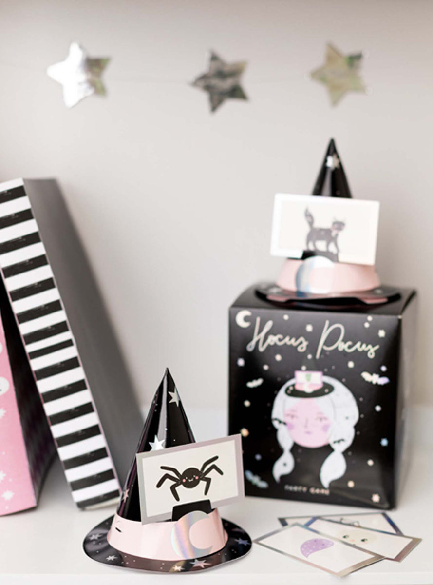 Spooky Friends Halloween Card Guessing Party Game - Lifestyle Image