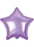 Image of Star Shaped Light Purple 45cm Foil Balloon