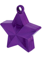 Image of Star Shaped Purple 170 Gram Balloon Weight