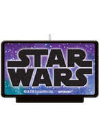 Image Of Star Wars Galaxy Birthday Cake Candle