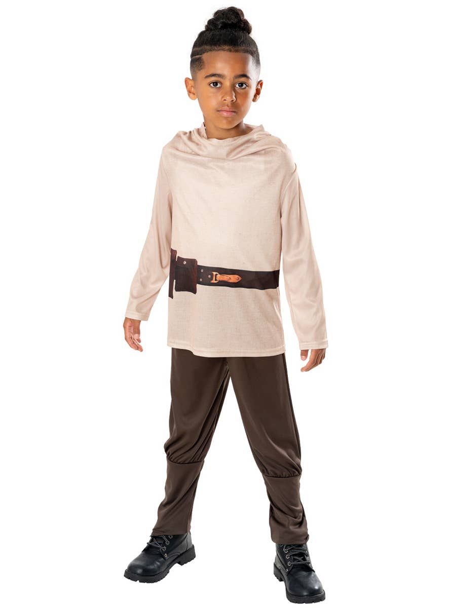 Image of Star Wars Boy's Obi Wan Kenobi Dress Up Costume - Front View