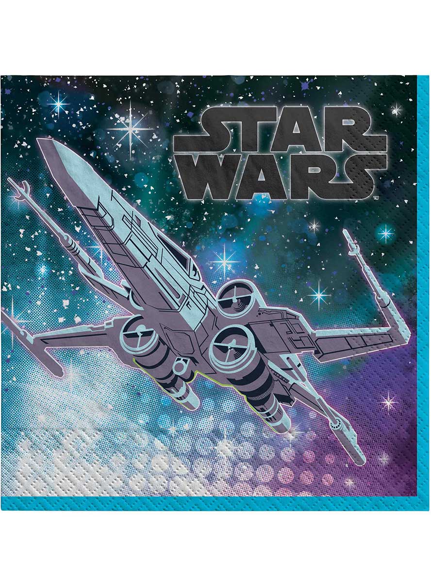 Image Of Star Wars Galaxy 16 Pack Lunch Napkins