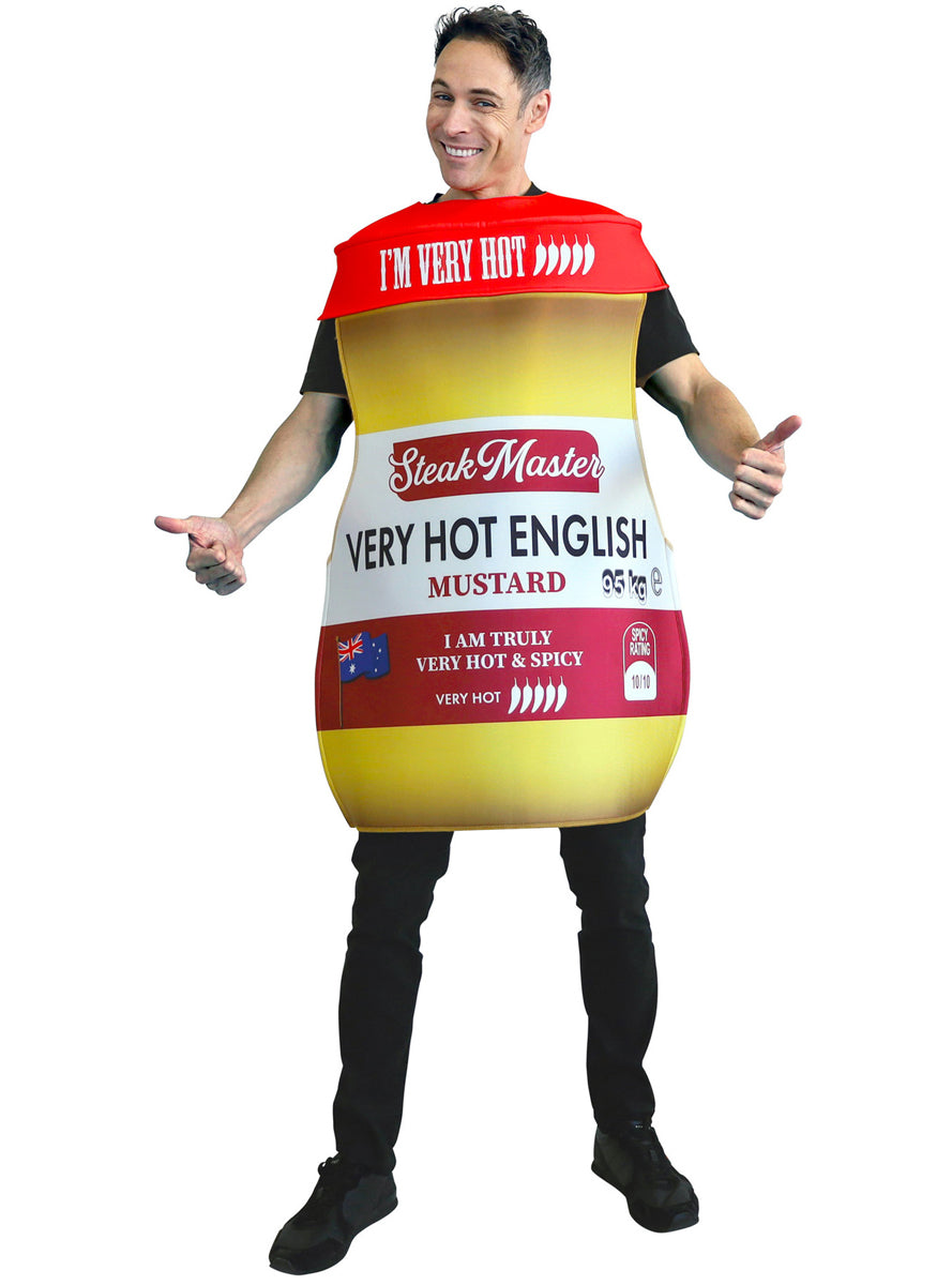 Steak Master Hot English Mustard Novelty Adults Costume - Main Image