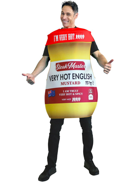 Steak Master Hot English Mustard Novelty Adults Costume - Main Image