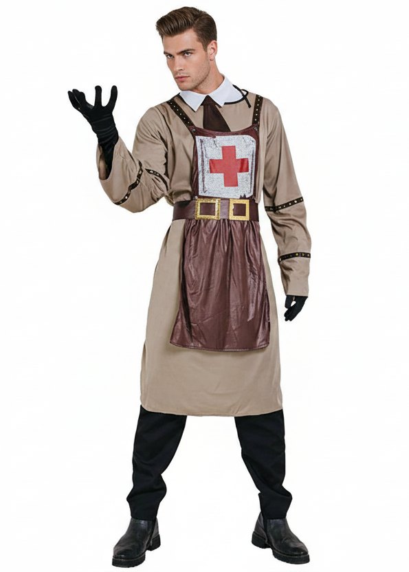 Image of Steampunk Scientist Men's Fancy Dress Costume - main image