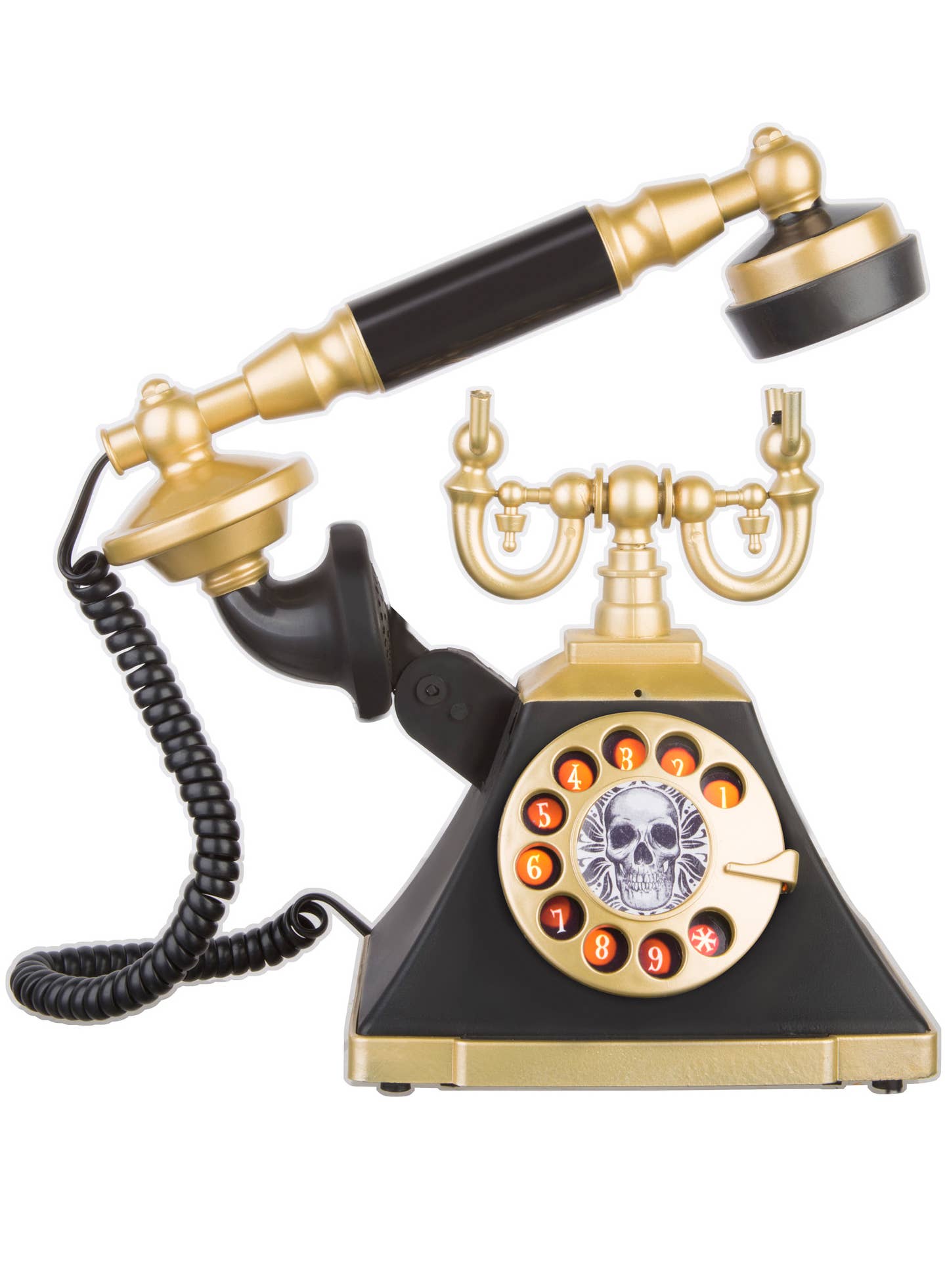 Old Ringing Telephone Prop Vintage Look Animated Phone Prop | Old Phone Halloween Decoration