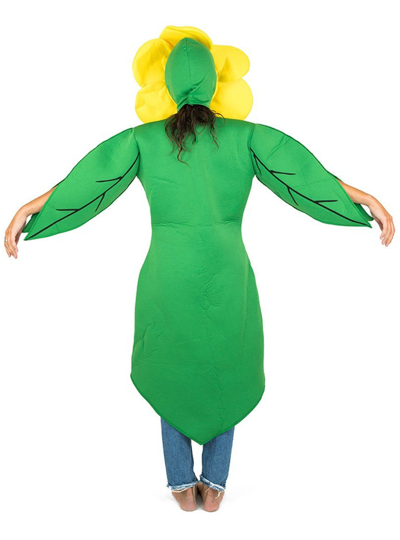 Sunflower Novelty Adults Costume - Back Image