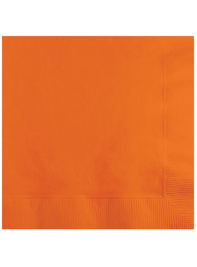 Sunkissed Orange 50 Pack Beverage Napkins – Main Image