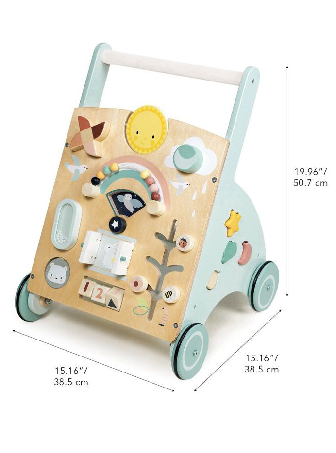 Sunshine Baby Wooden Activity Walker - Dimensions Image 1
