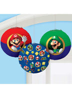 Image Of Super Mario Brothers 3 Piece Honeycomb Decorations