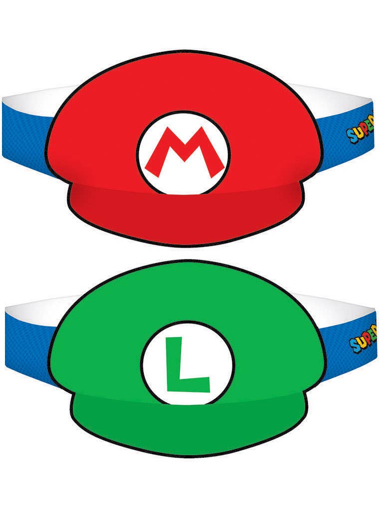 Image of Super Mario Brothers 8 Pack Paper Party Hats