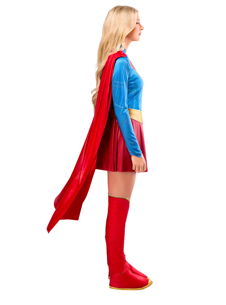 Supergirl 2026 Movie Womens Deluxe DC Superhero Costume - Side Image