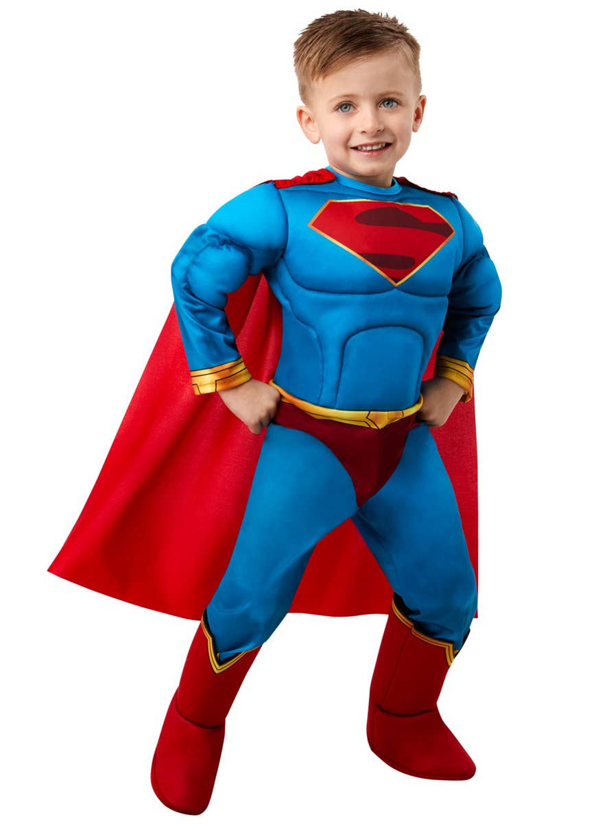 Image of Superman Toddler Boys DC Comics Superhero Costume - Front View