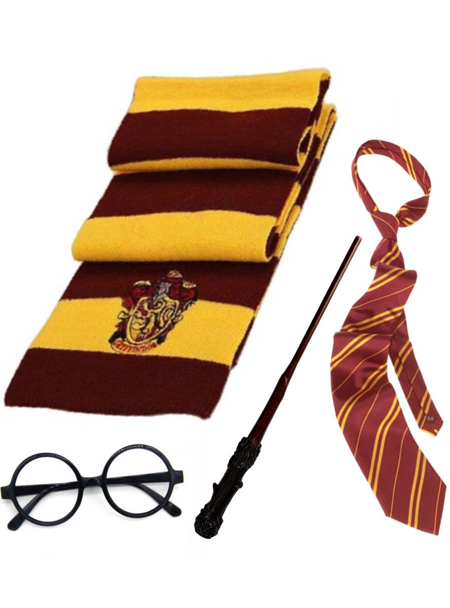 Gryffindor Wizard School Student Costume Accessory Kit Main Image