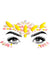Stick On Pink and Yellow Glow in the Dark Face Jewels - Main Image