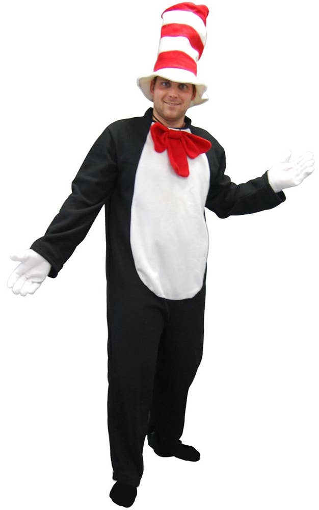 Adults Cat In The Hat Dr Seus Book Week Costume