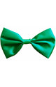 Satin Green Bow Tie Costume Accessory