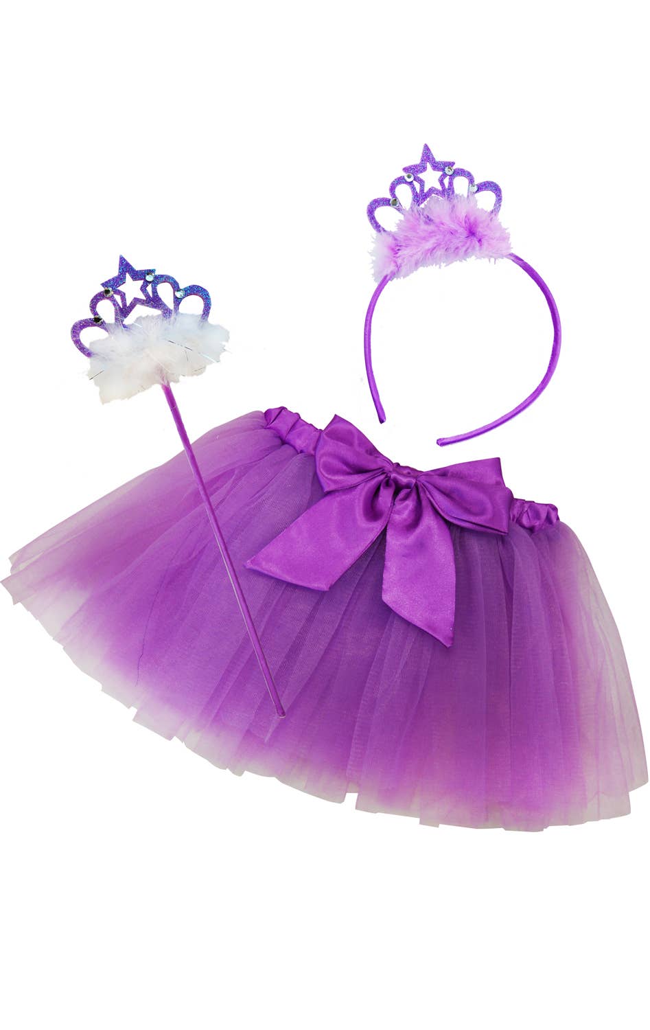Image of Fairy Princess Toddlers Purple Costume Set