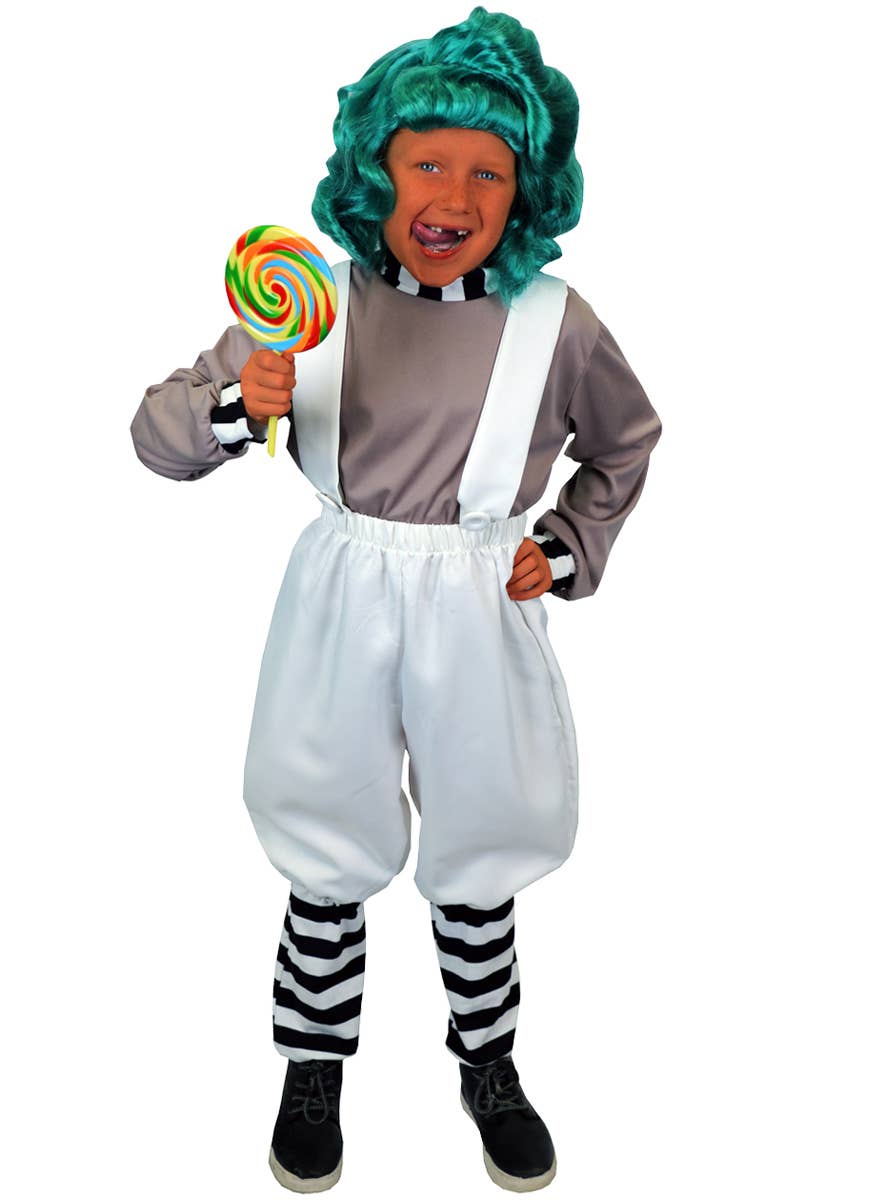 Kids Little Loompa Wokna Factory Worker Book Week Costume Main Image