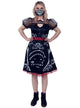 Image of Womens Halloween Costume, Plus Size Womens Black and Red Ouija Board Costume