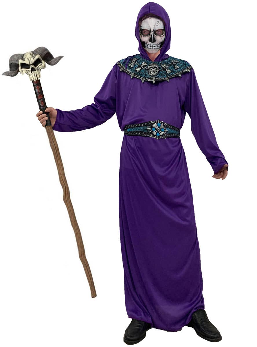 Skeletor Inspired Men's Villain Costume