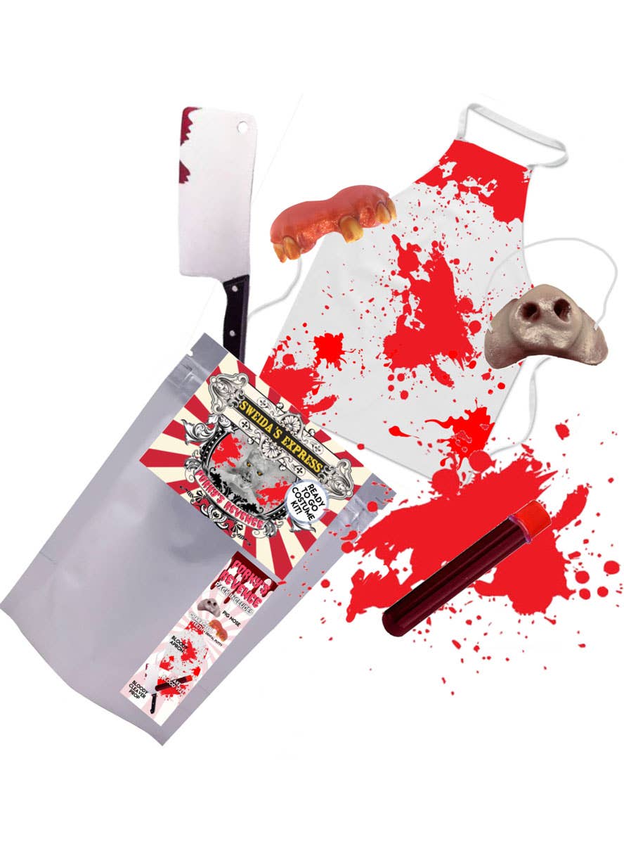 Image of Porky's Revenge Killer Pig Halloween Costume Kit