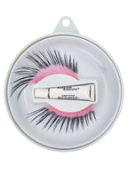 Long Pink Winged Fake Lashes with Black Tips